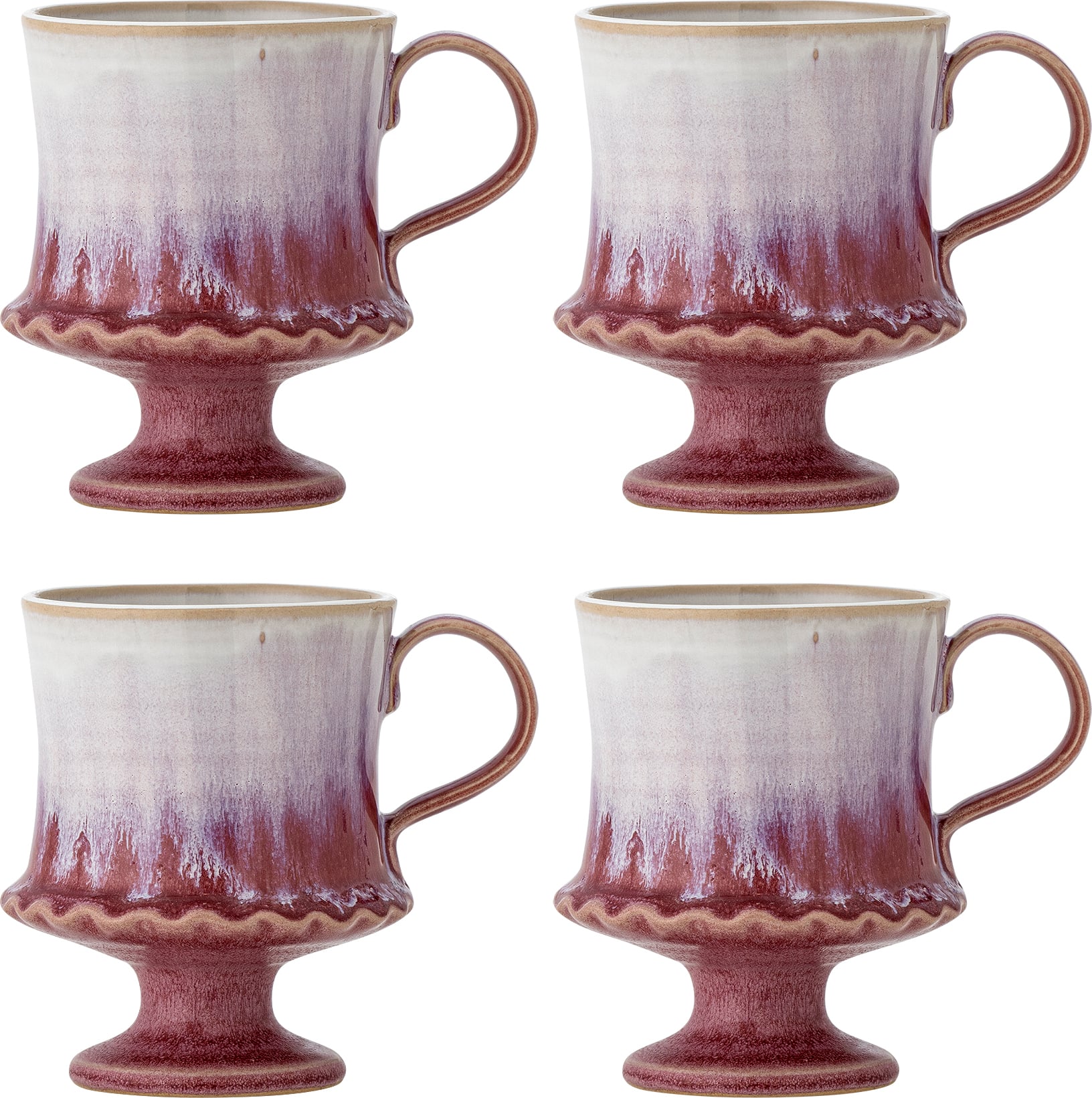 Odile Becher 250 ml, rosa, 4 St.