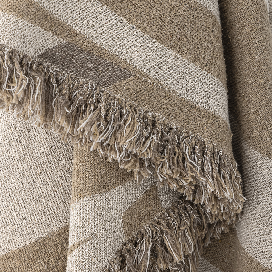 Orinoco Plaid 130 x 160 cm, beige