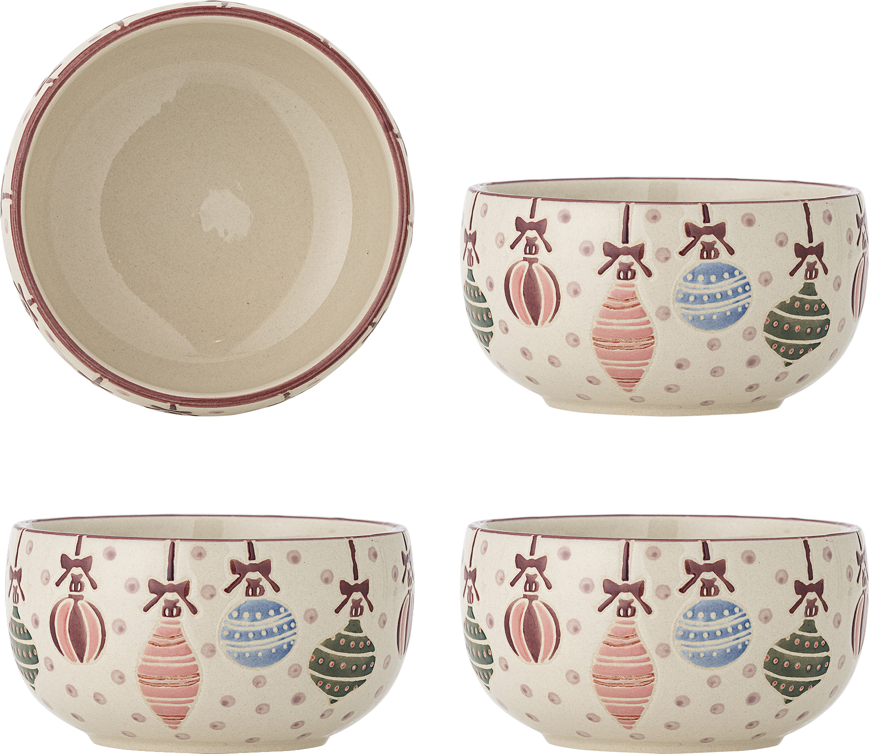 Ornamentia Schalen 535 ml, mehrfarbig, 4 St.