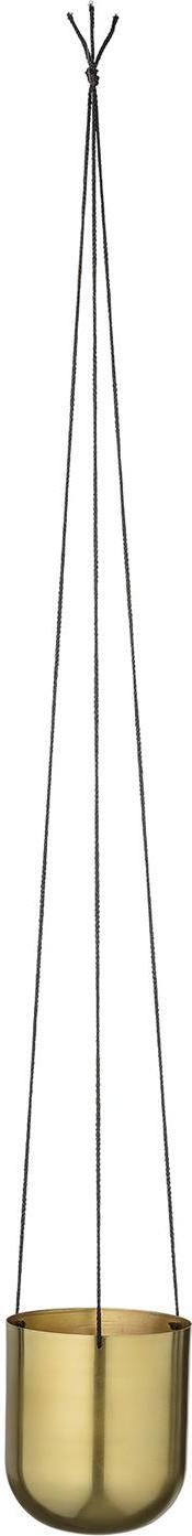 Osłonka na doniczkę wisząca Bloomingville 13,5 cm złota metalowa
