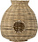 Ottine Laterne 26 cm aus Bambus