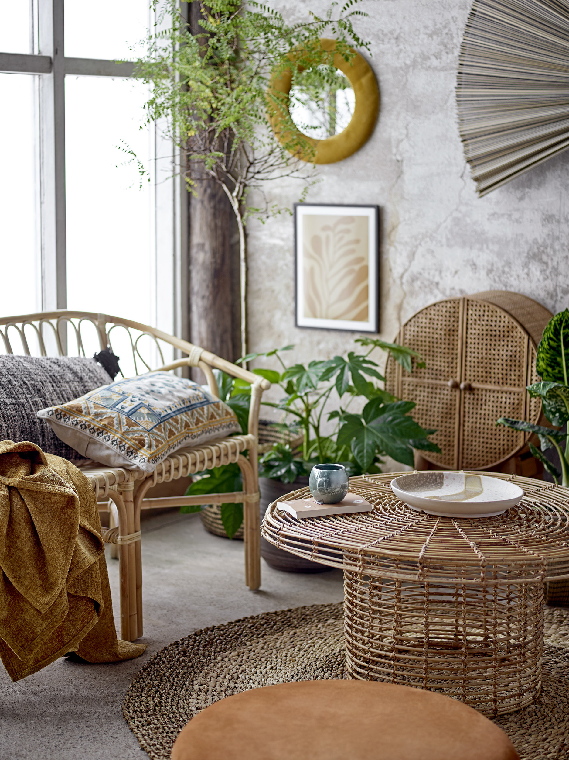 Otto Cabinet rattan