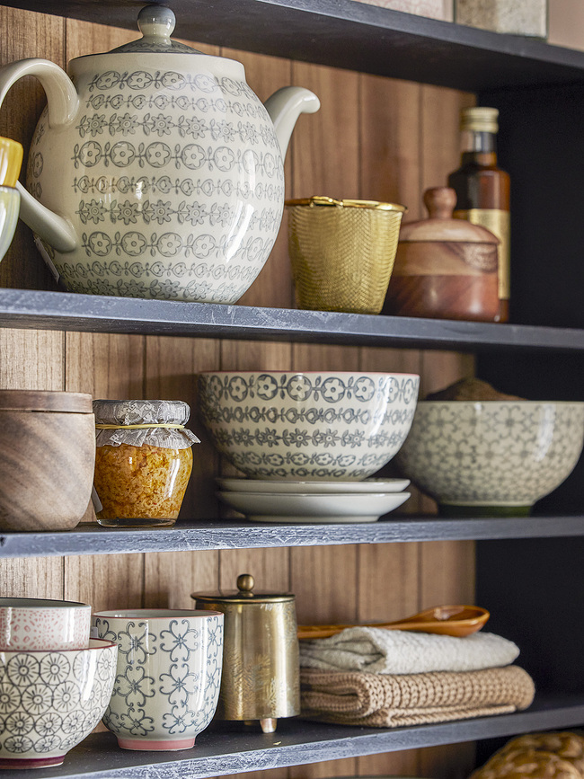 Paños de Cocina Ninna, 27 x 27 cm, marrones, 3 unidades