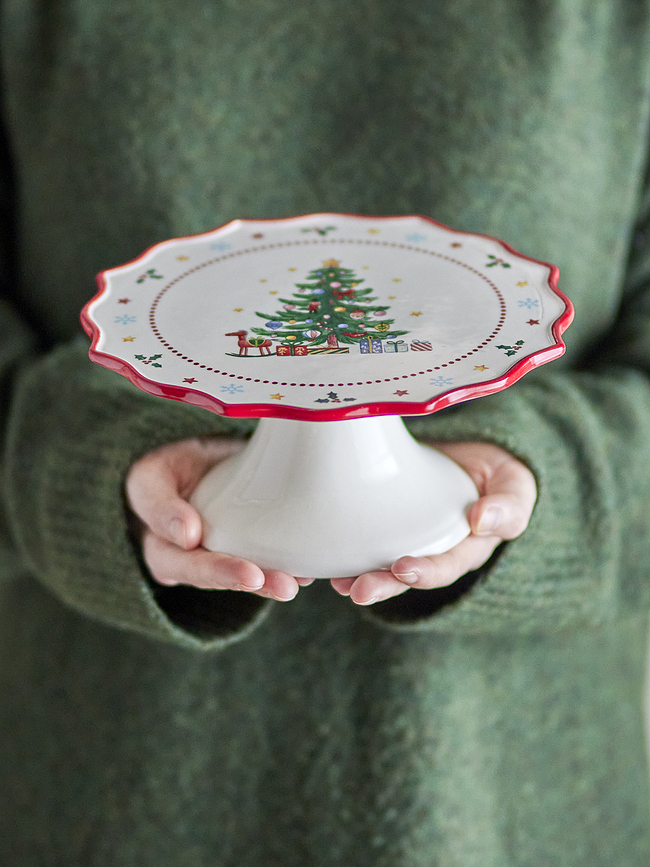 Patera con pie Naive, 21 cm