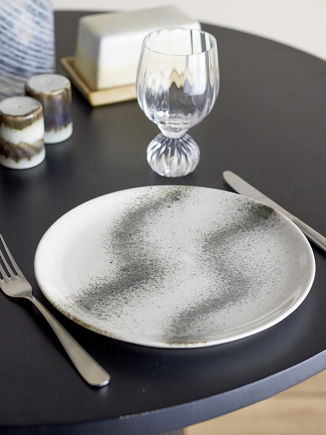 Paula Assiette Plate 26,5 cm, beige-gris