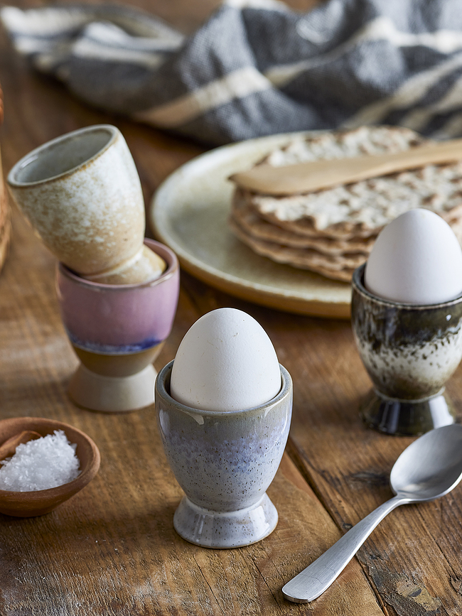 Paula Stojalo za jajca, bež-belo