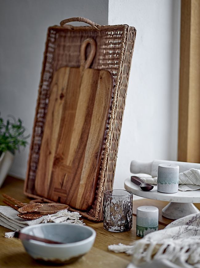 Paula Salière et Poivrière, crème et vert, Set 2 pièces