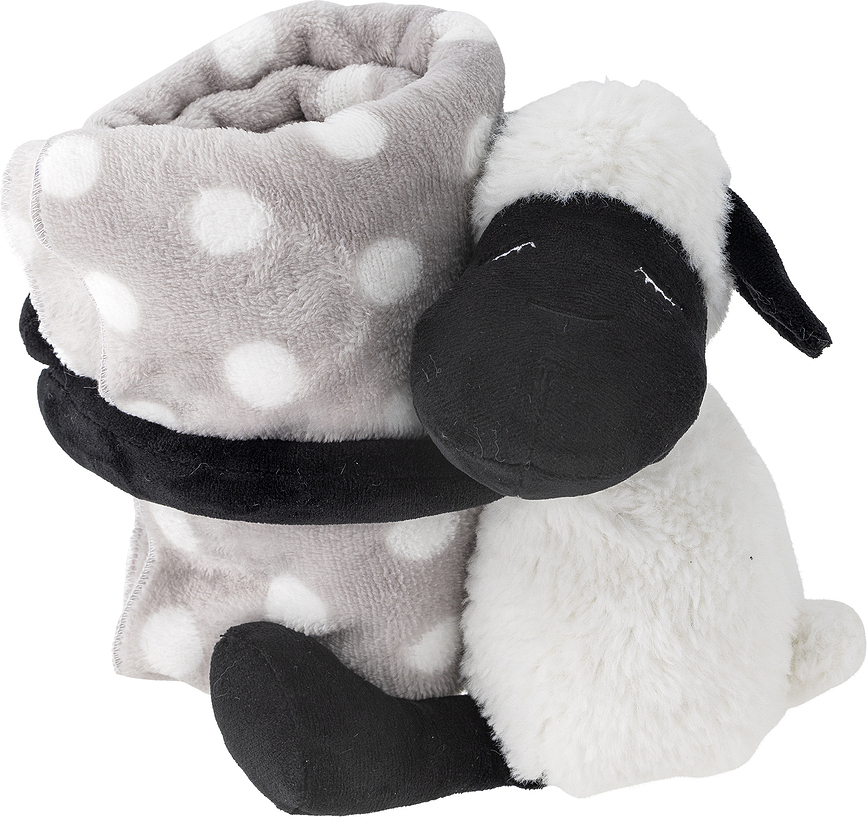 Peluche Oveja Dolly con Manta, Set de 2 piezas