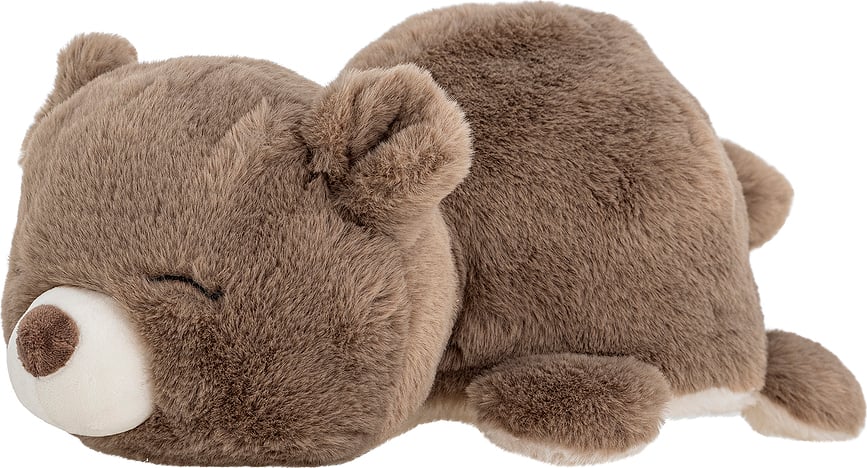 Peluche reversible Berta, marrón y beige