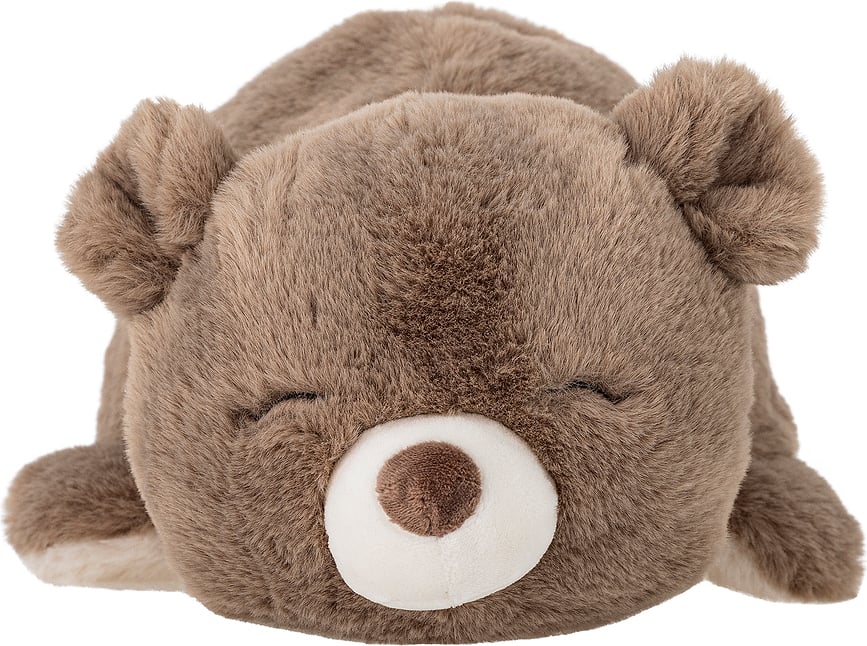 Peluche reversible Berta, marrón y beige