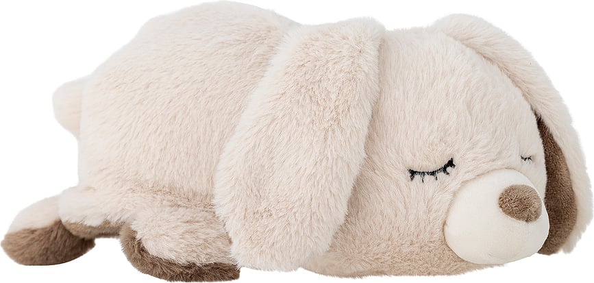 Peluche reversible Berta, marrón y beige