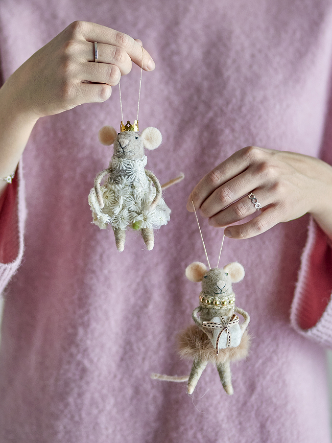 Peo Χριστουγεννιάτικα Στολίδια, ποντίκια και αγγελάκια, 2 τμχ