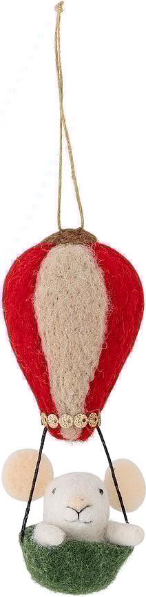 Peo Suspension de Noël, souris dans un ballon volant