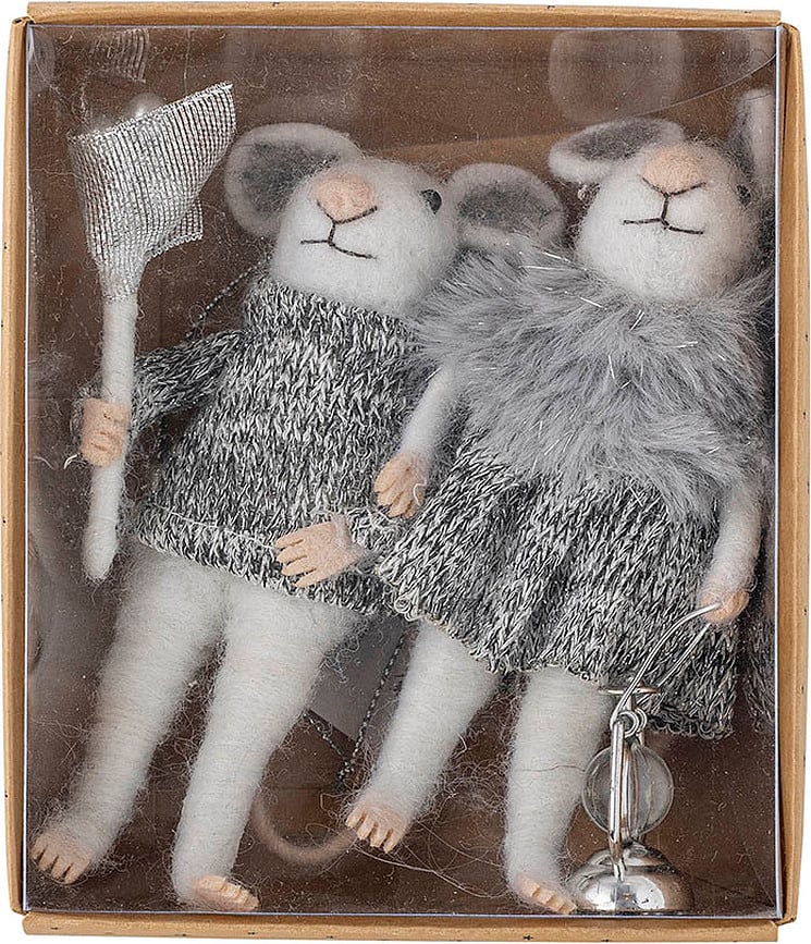 Peo Ukrasi za Bor miš i anđeo 2 kom.