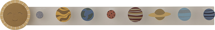 Perchero de pared infantil Space