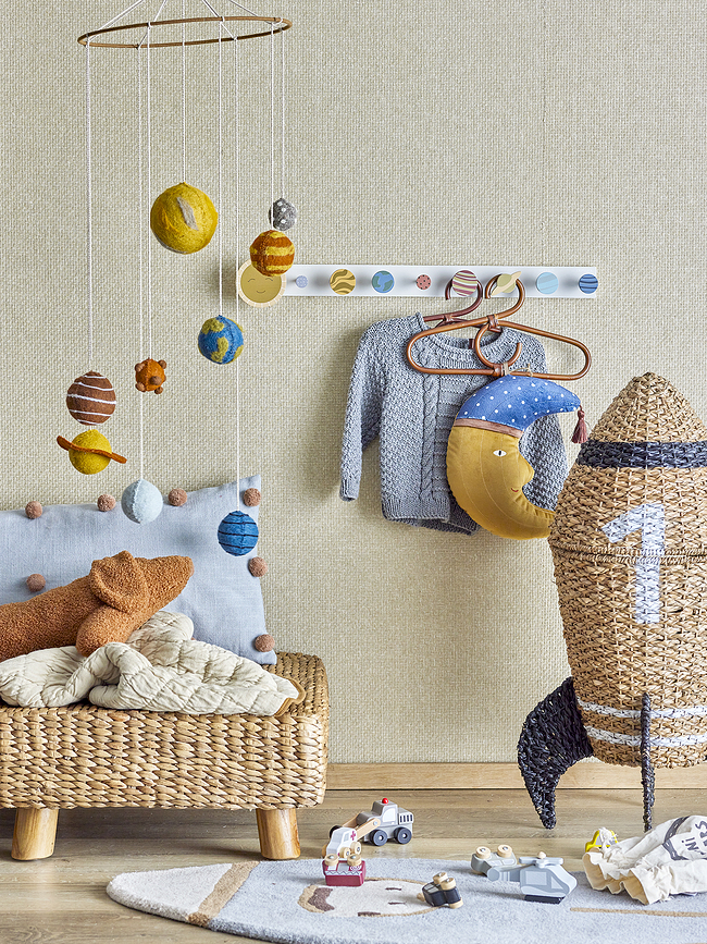 Perchero de pared infantil Space