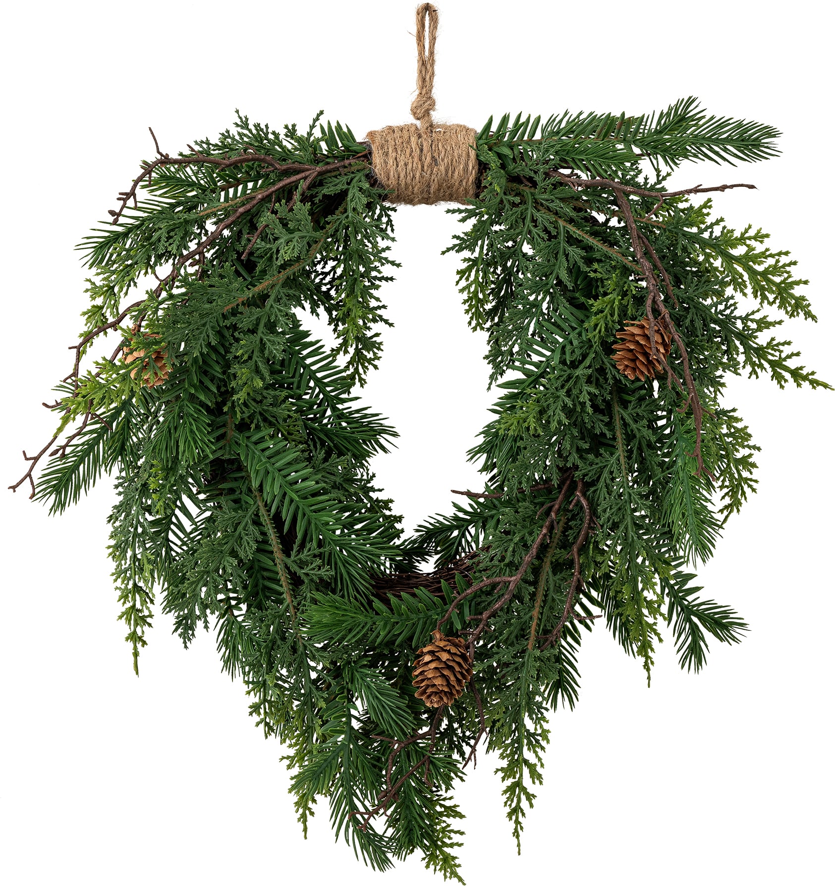 Pine Weihnachtsdekoration 13 cm, grün