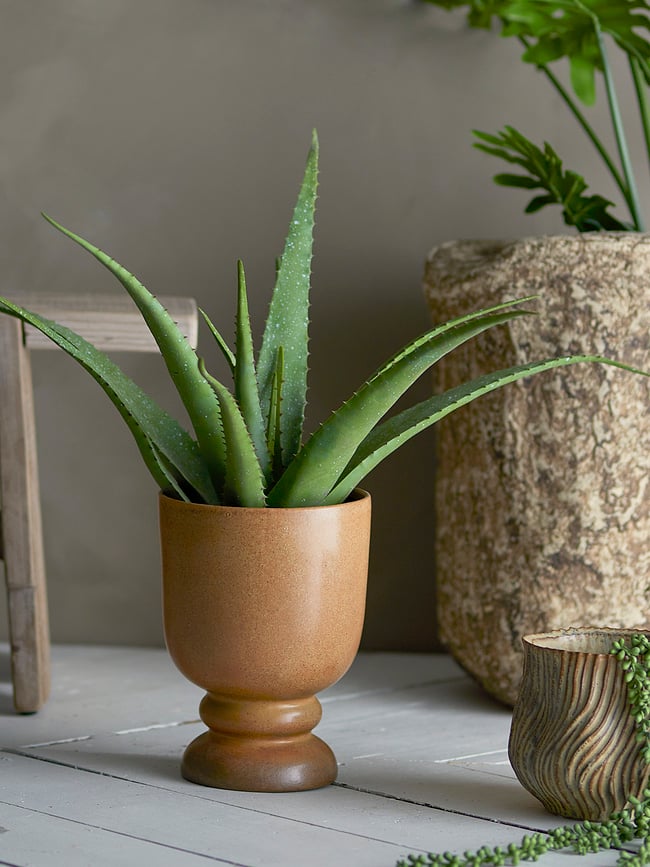 Planta Artificial Centella Asiática Bloomingville, en maceta, talla S