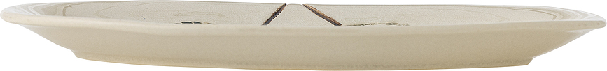 Plat de service Aubrin 30 cm, naturel