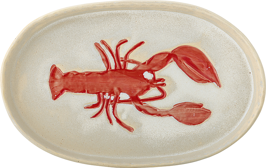 Plat Hadden 29 cm, rouge