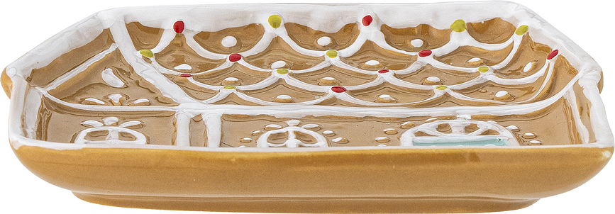 Plato de Aperitivos Ginnie, 15,5 cm, diseño casa de jengibre