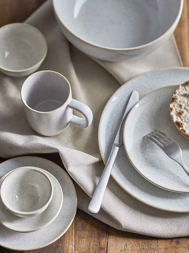 Plato de Desayuno Addison, 20 cm, blanco