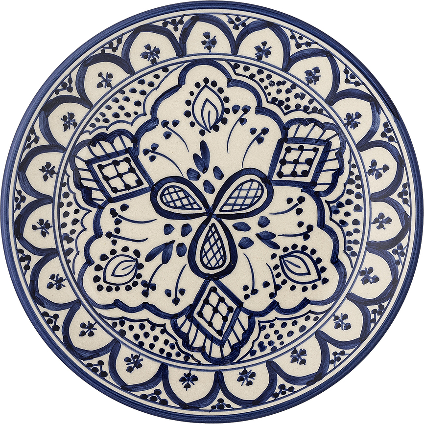 Plato de Desayuno Karlie, 19 cm, azul