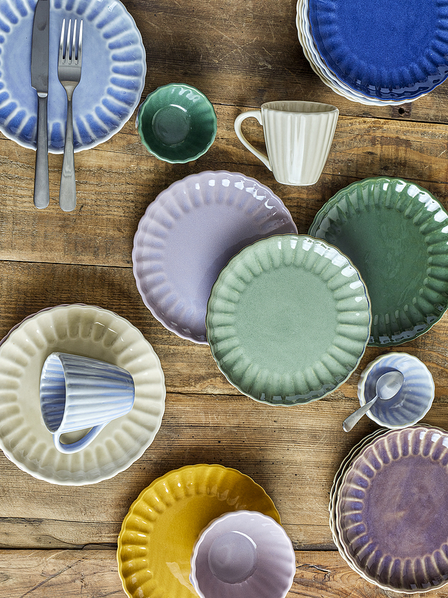 Plato de Postre Latina, 20 cm, verde