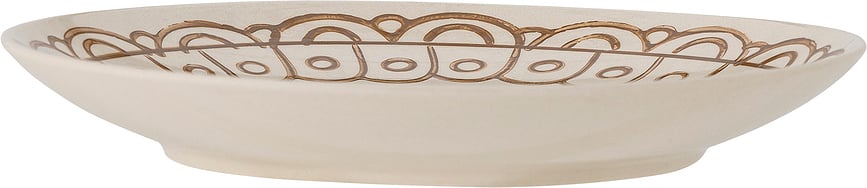 Plato de Desayuno Maple, 20 cm, beige y azul