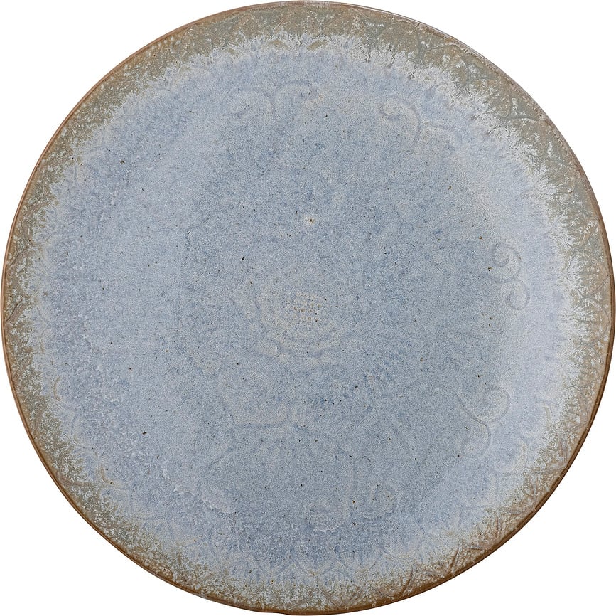 Plato Llano Idunn, 25,5 cm, azul