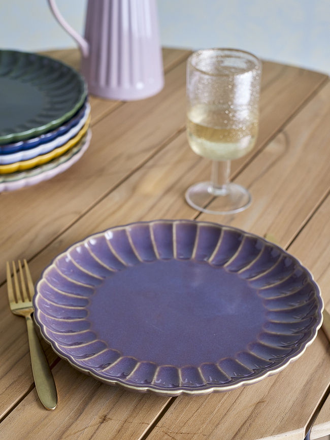 Plato llano Latina, 27 cm, amarillo