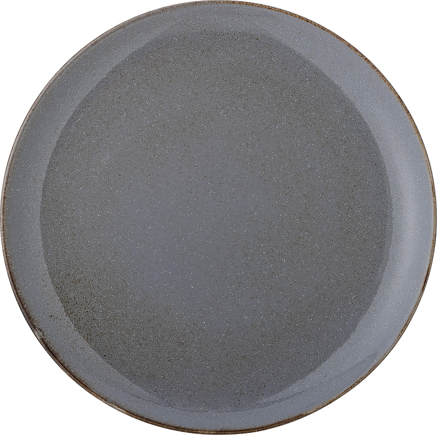 Plato Llano Sandrine, 28 cm, gris