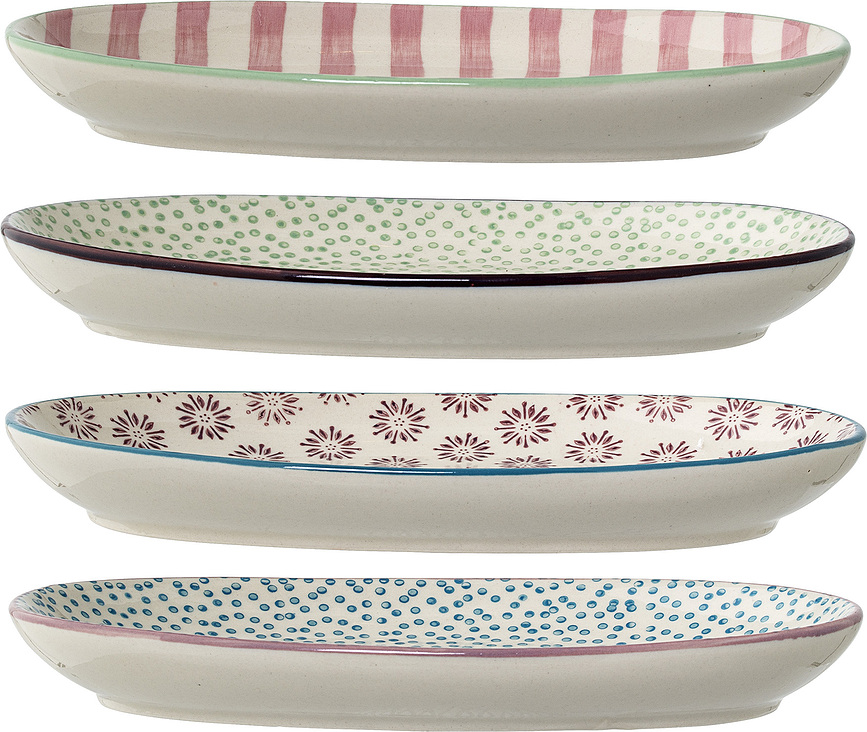 Platos de Aperitivo elevados Patrizia, 4 unidades