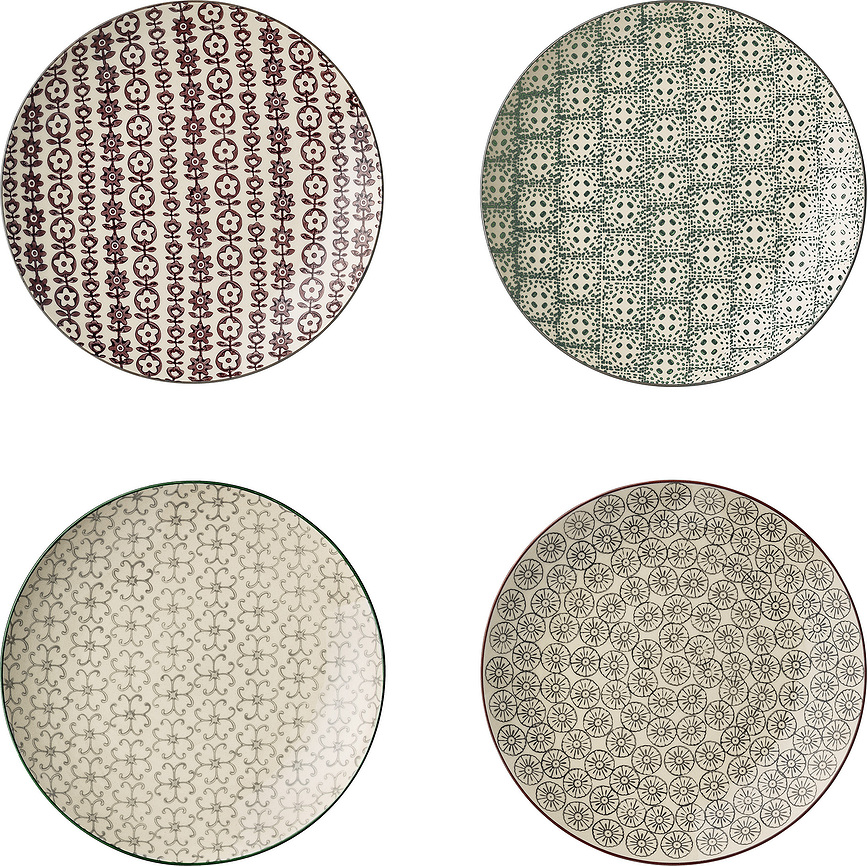 Platos de Desayuno Karine, Pack de 4