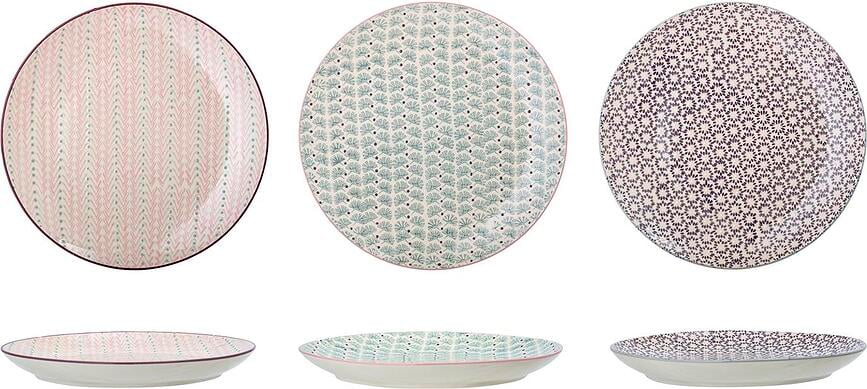 Platos de gres Maya, 3 unidades