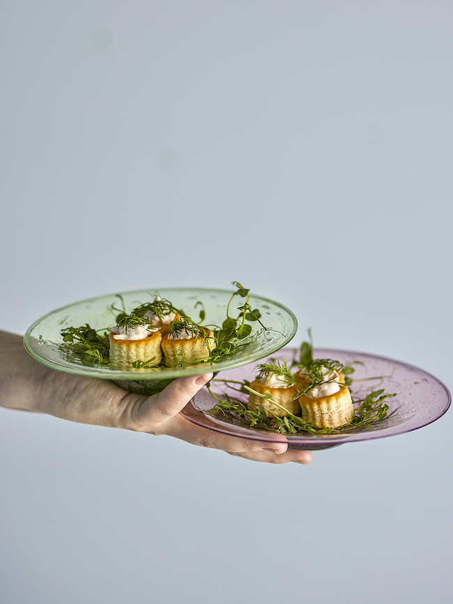 Platos de postre Sunil, 19,5 cm, 2 unidades