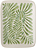 Platou pentru servit Fauni 11,5 x 15 cm verde