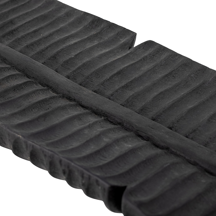 Pluma decorativa de madera de mango Daiva, 94 cm