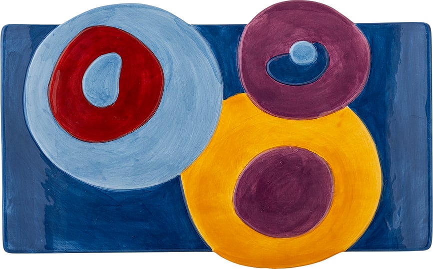 Polivia Tablett 30 cm, mehrfarbig
