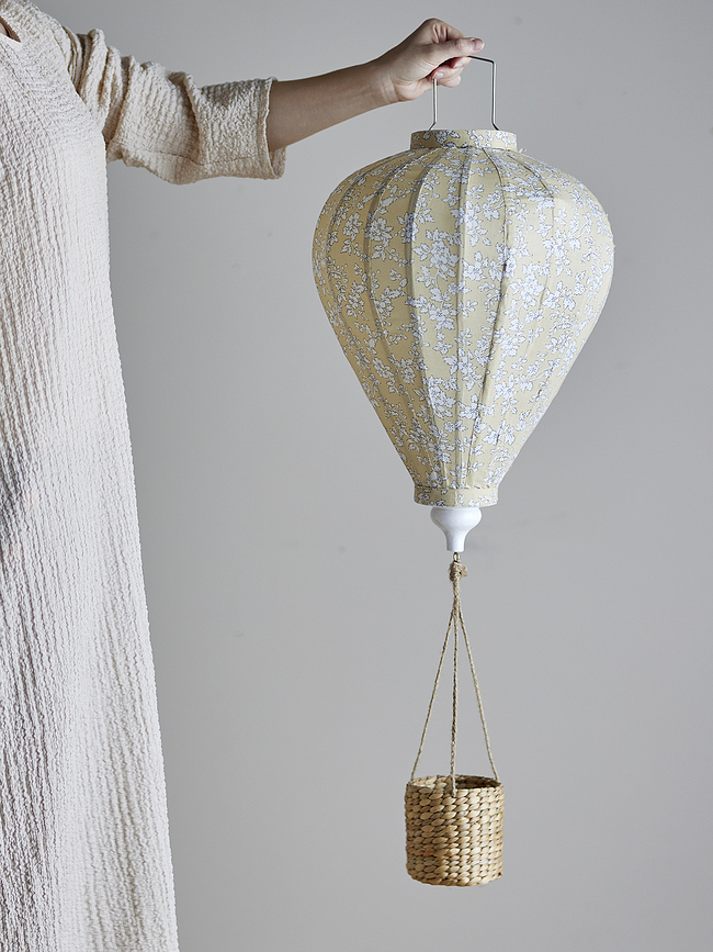 Pomp Suspension Décorative 85 cm, jaune