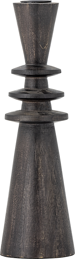 Portavelas clásico Armel, negro