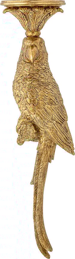 Portavelas de pared Seyara, dorado