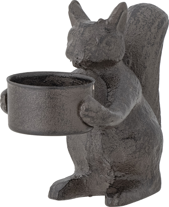 Portavelas decorativo Ayaj, 9 cm, diseño ardilla