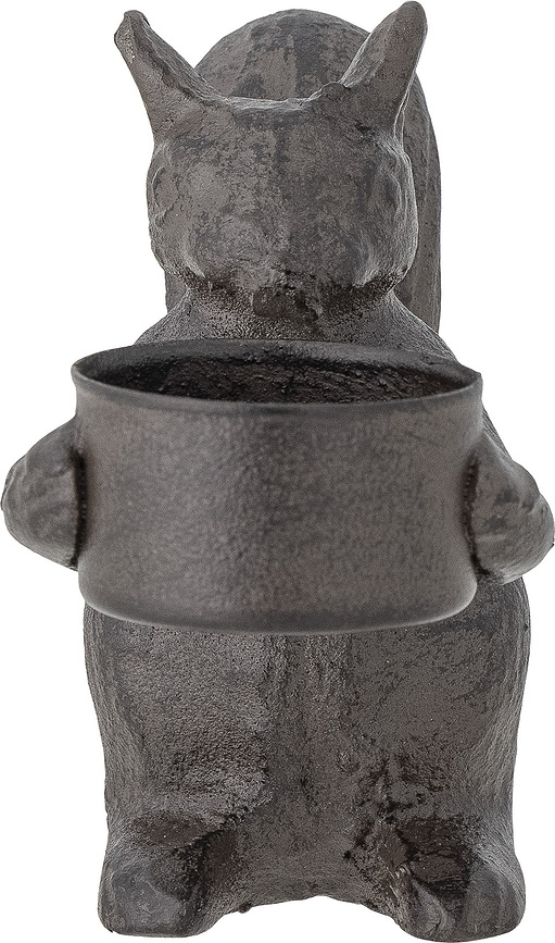 Portavelas decorativo Ayaj, 9 cm, diseño ardilla