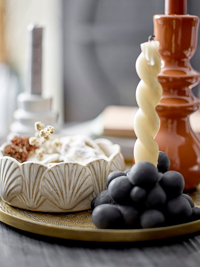 Portavelas Emie, negro