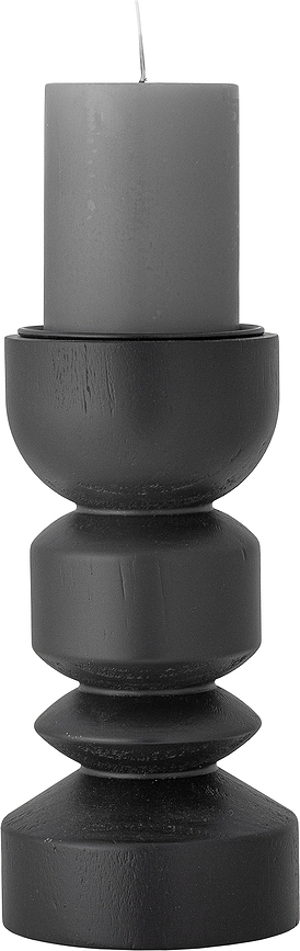 Candelabro para vela clásica Bowen, 27,5 cm, negro