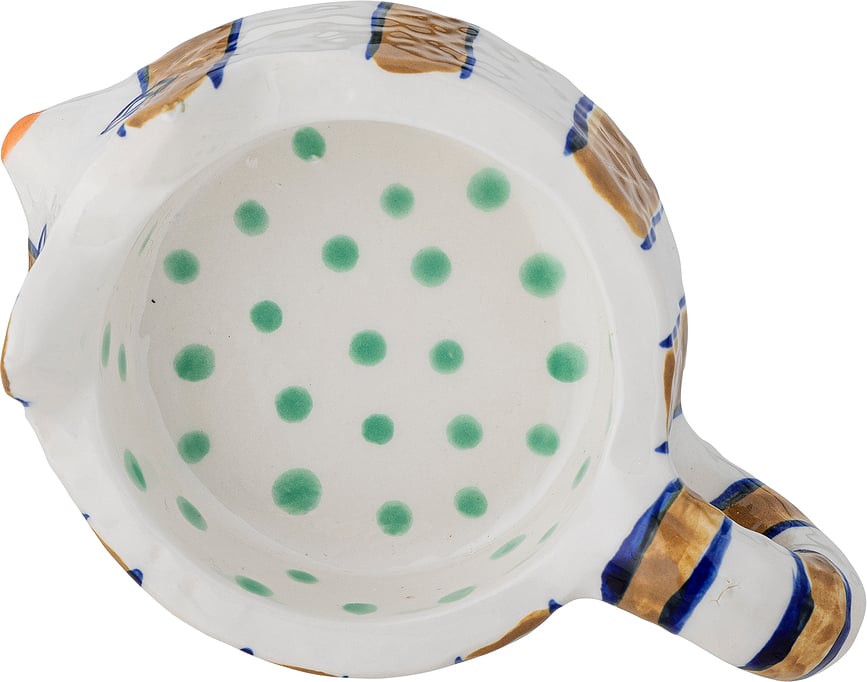 Portavelas para velas clásicas Caty, blancos y azules, 2 unidades