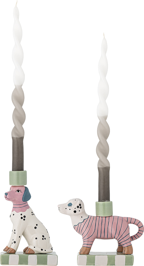 Portavelas para velas clásicas Doglie, 2 unidades