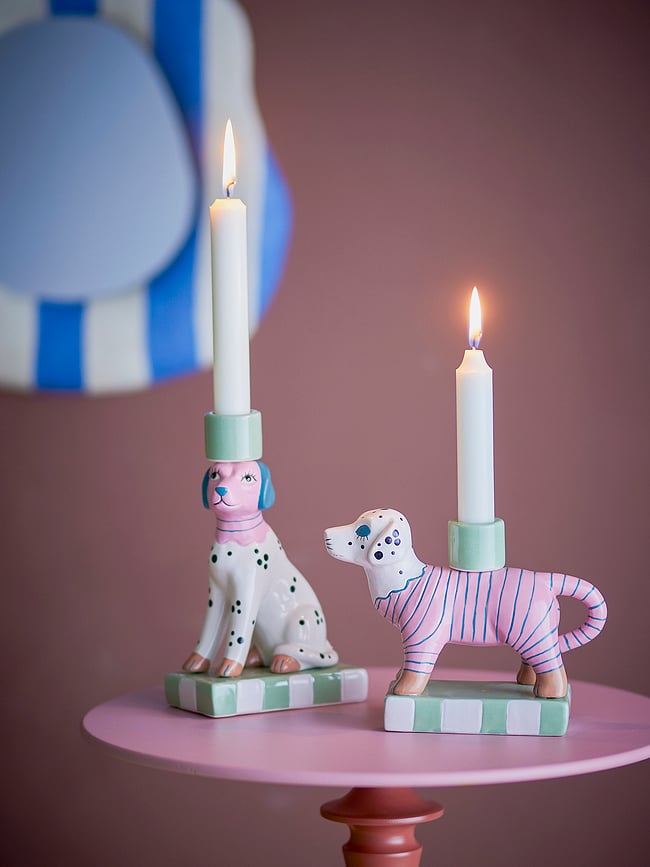 Portavelas para velas clásicas Doglie, 2 unidades