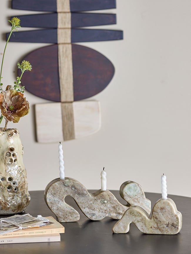 Portavelas para velas clásicas Liabella, 2 unidades